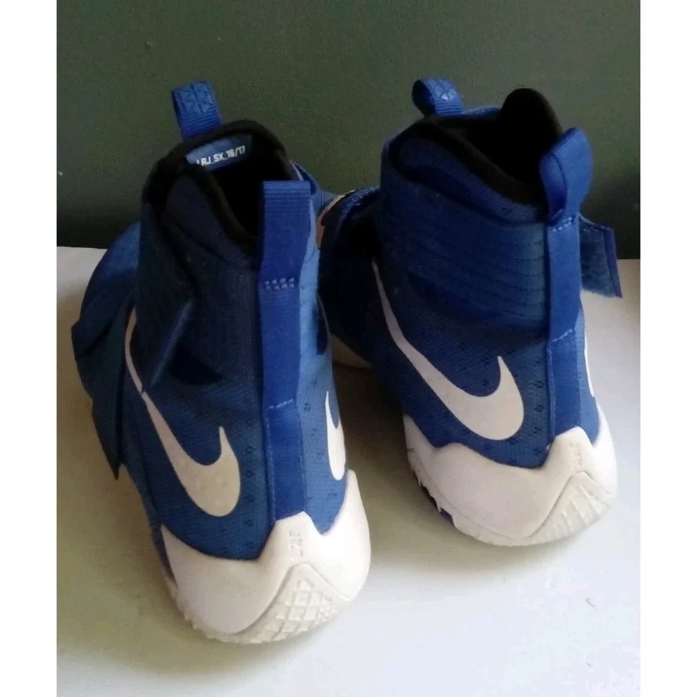 Nike LeBron Soldier XIV 14 Blue‎ White Basketball Shoes Sneakers